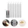 1 Set Of Led Electronic Light Operated Flameless Fake Candles For Wedding Party Festival Decor Simulation