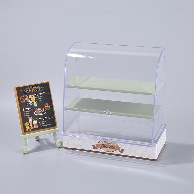 

Тортовый холодильник: Игровой десертный стенд для детей - Миниатюрная еда для кукольного домика и маленькие DIY украшения