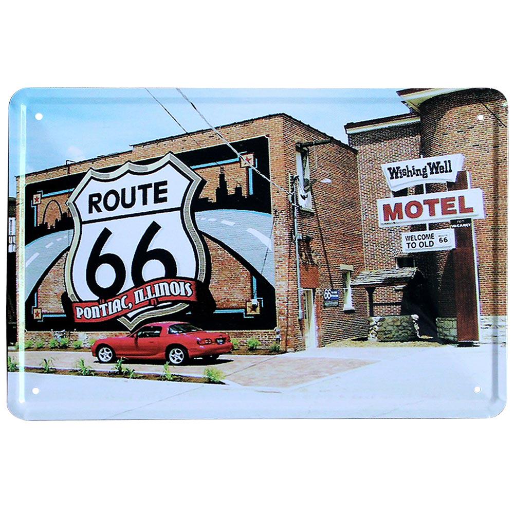 Buy Route 66 Vintage Metal Signs Bar Pub Cafe Tavern Tin Signs Home ...
