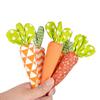 Festive Home Accessories Holiday Decoration 5pcs Easter Carrot Ornaments Artificial Fabric Carrots for Home Decorations Party