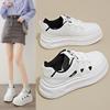 Spring 2025 New Thick-soled Little White Shoes Women's Fashion Student Shoes Casual Strap Board Shoes Women's Shoes ZY-1825
