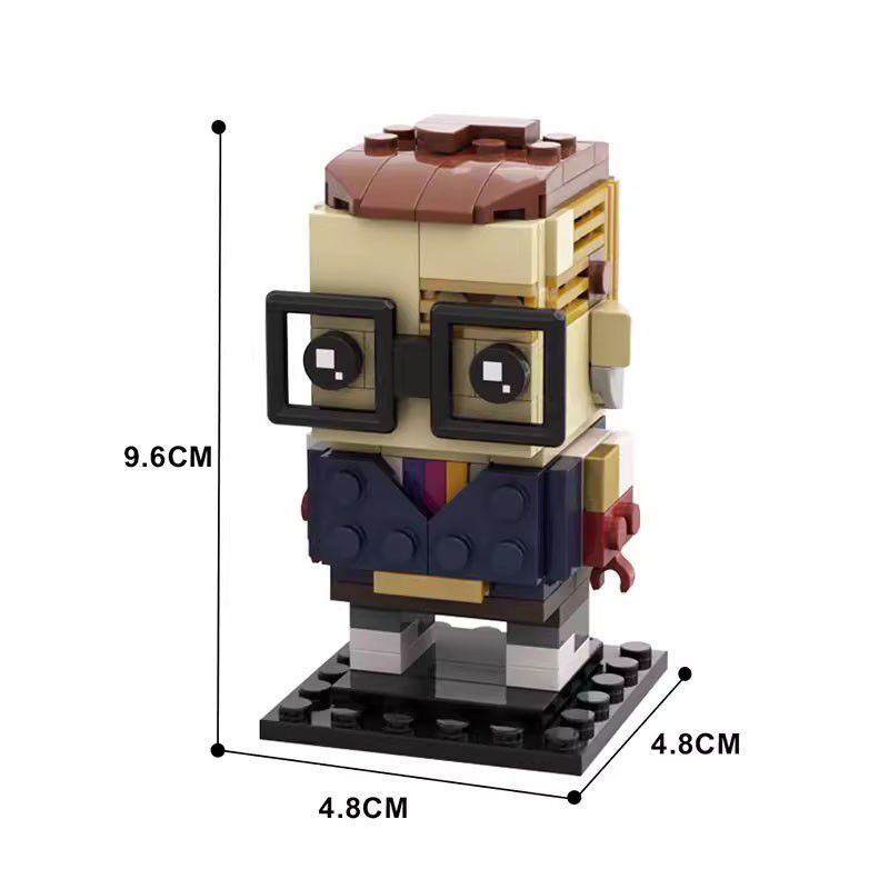

Non-Toxic Moc Fearless Contractvalorant Assembled Building Blocks Square Head Doll Children S Building Blocks Toy