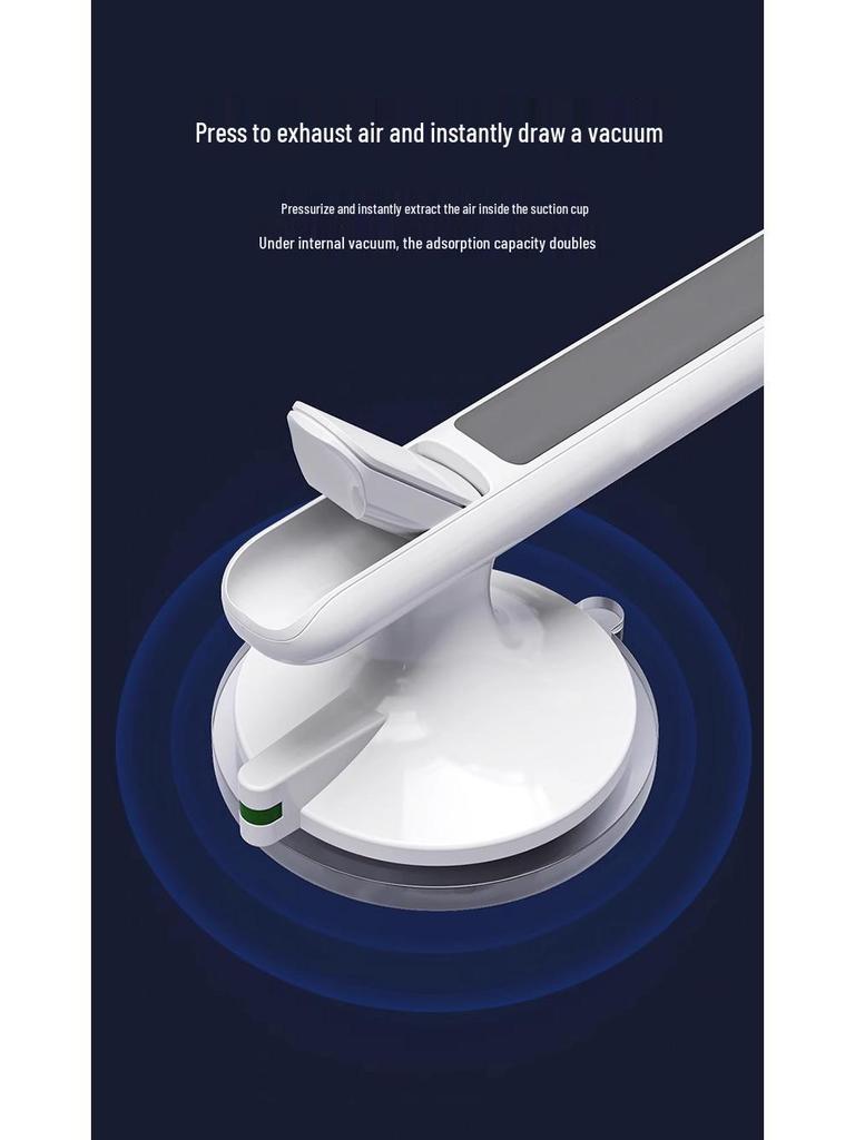 No-Drill Vacuum Suction Grab Bar for Bathroom Safety