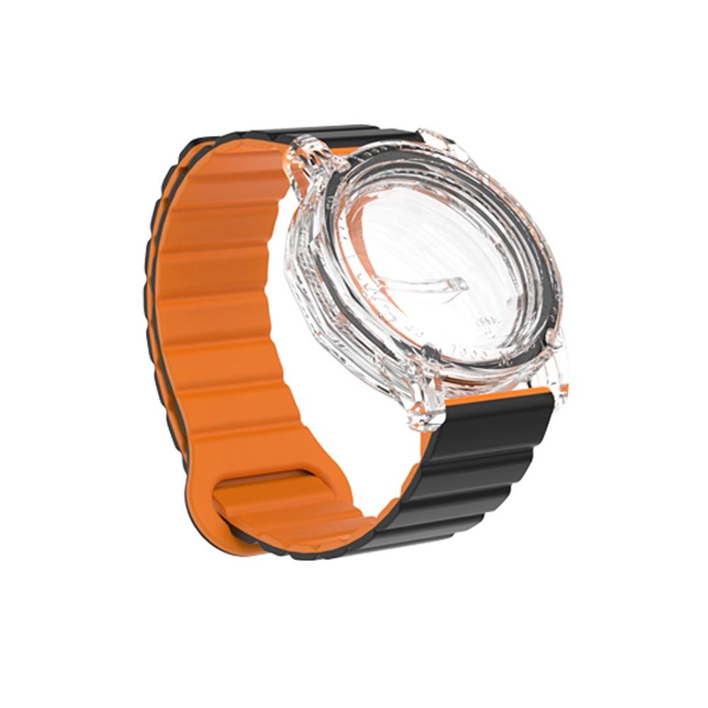 Waterproof Tracker Holder Bracelet Magnetic Wristband Silicone Strap for AirTag Tracker Accessories
