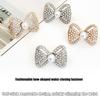 10Pcs Elegant Bowknot Waist Cincher Buckles Clasps Alloy Metal Waist Tighteners Waistband Adjusters For Jeans Trousers