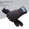 Five Finger Thin Fleece Gloves Warm Cycling Gloves Solid Color Full Finger Mittens  Outdooor