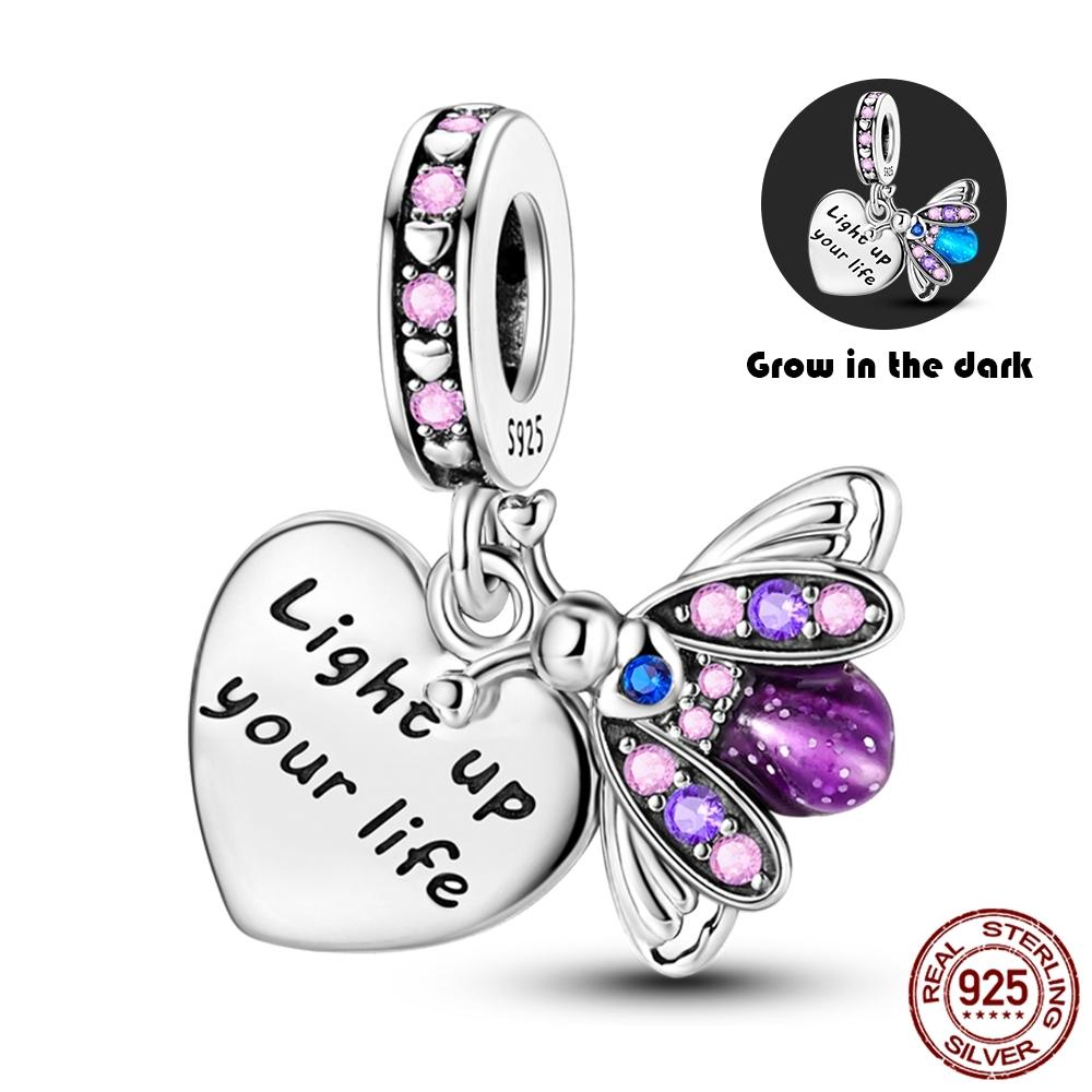 New Incopper Charms Luminous Firefly Stars Charm Fit Originalbracelets Pendants For Women Beads Diy Party Jewelry