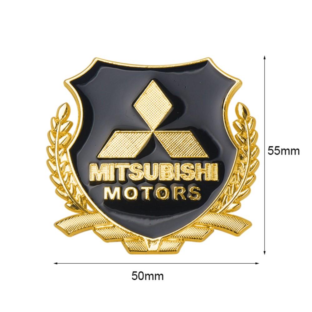 3D kovové emblémy na auto Boční kufr Dveře Okno Samolepky Dekorace Nálepky Pro Mitsubishi Asx Lancer Pajero Outlander Delica Eclipse