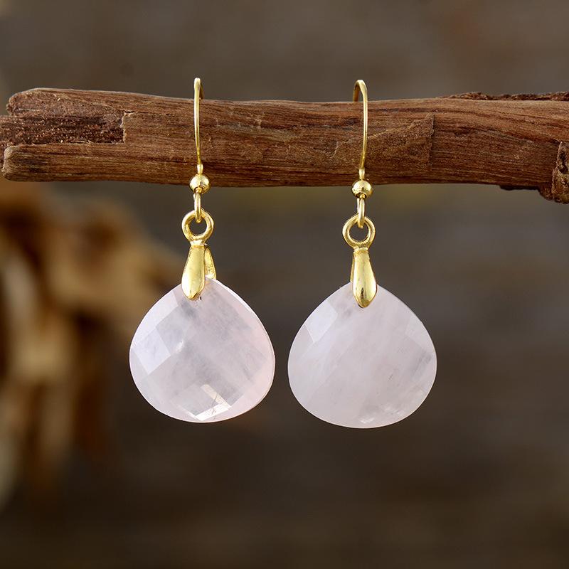 

BLINGBAY женские серьги-подвески в стиле бохо, этнические, винтажные, натуральные камни, серьги-подвески, современный подарок на день рождения