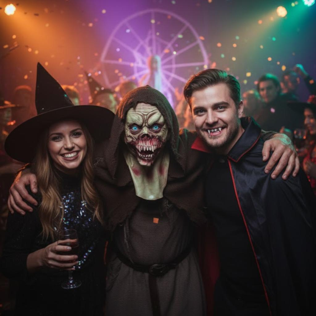 Maska Halloween Wampir