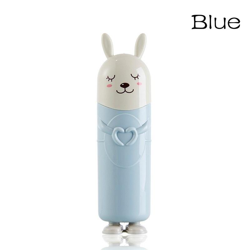 1pcs Cute Cartoon Toothbrush Storage Box Portable Outdoor Travel Toothbrush Protect Case Bathroom Small Tools