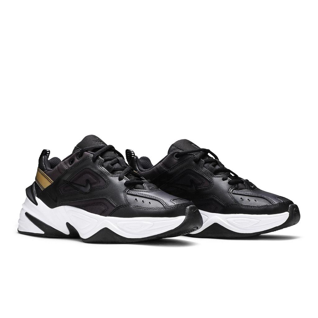 Nike Womens M2K Tekno 'Black Oil Grey' (women's sizes) Black / Oil Grey-White Chunky Sneakers BQ3378 002