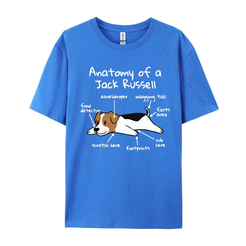 Anatomy Of A Jack Russell Terrier Funny Tshirt Hip Hop 3D Style Cotton Men Top Tshirts Fashion T Shirt Men