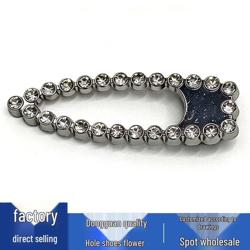 Crocs Flower Charms: Cute Metal Skull Heart Shoe Accessories