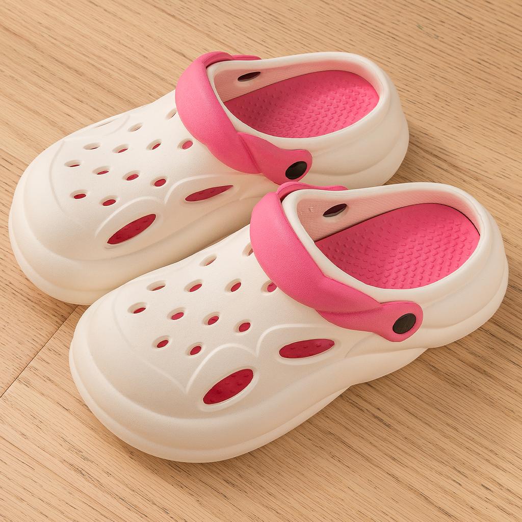 Platform Women Clogs Shoes Beach Garden Thick Bottom Sandals Fashion Comfortable Clogs Indoor Outdoor Ladies Hole Shoes