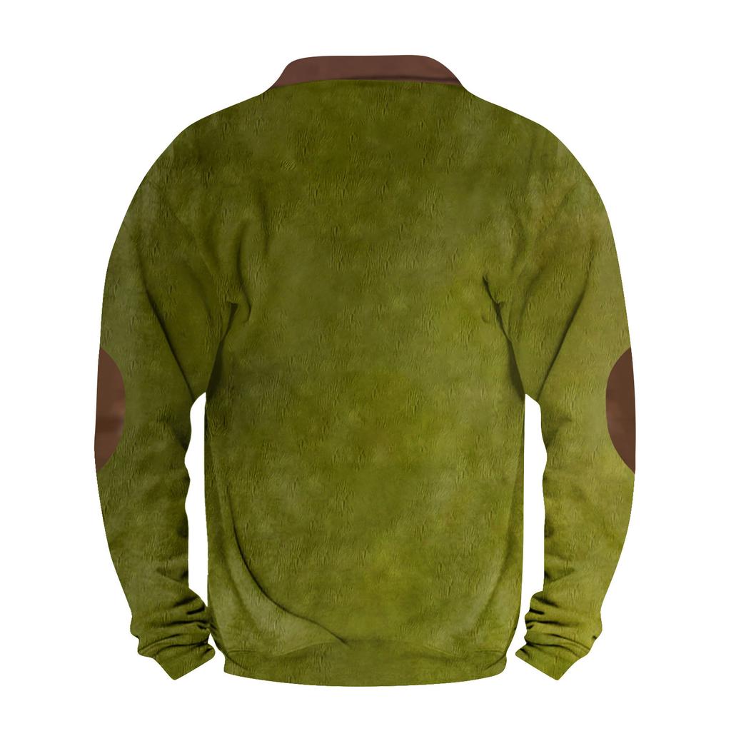 Herren Outdoor Reißverschluss Langarm Sportbekleidung Lässiges Sweatshirt