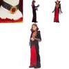Halloween Girls Vampire Costume Dress Terrifying Horror Cosplay Outfit