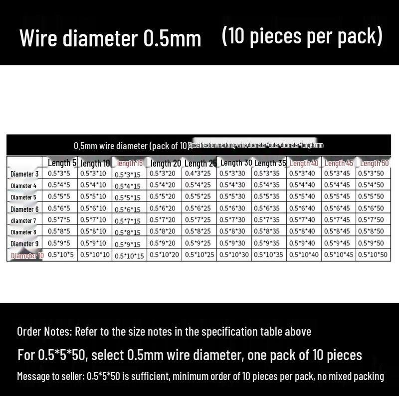 304 Stainless Steel Small Compression Spring