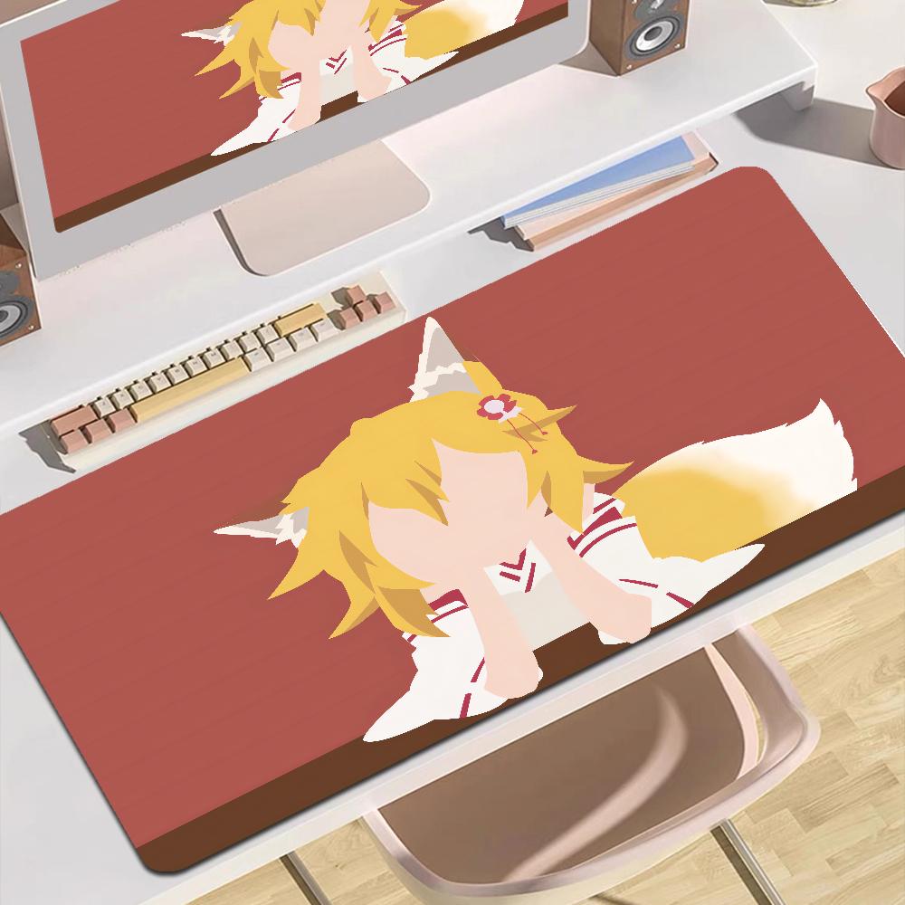 The Helpful Fox Senko-san Fashion Gamer Speed Mice Retail Small Rubber Mousepad Size For Keyboards Mat Boyfriend Gift