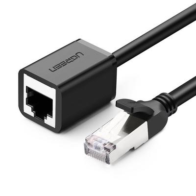 FTP Ethernet RJ45 Cat 6 1000 Mbps Twisted Pair Cable Extension Cable 3m Black