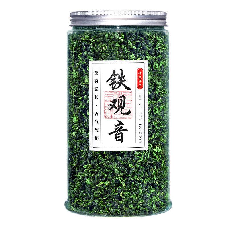 2024 New Anxi High Mountain Tieguanyin Oolong Tea Strong Aroma Bulk Canned 250g