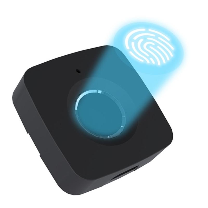 Without Key File Drawer Lock Fingerprint Cabinet Lock With Fast Biometrics Recognition Portable for Home and Office