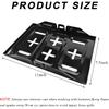Metal Battery Tray, Heavy Duty Car Battery Mounting Tray Battery Hold Down Bracket, Universal Battery Tray Holder Replacement for Car RV Marine Boat,
