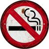 Vintage Metal Tin Sign  No Smoking Without Me  Iron Wall Art for Home Bar Garage Shop Garden Cafe Decorative