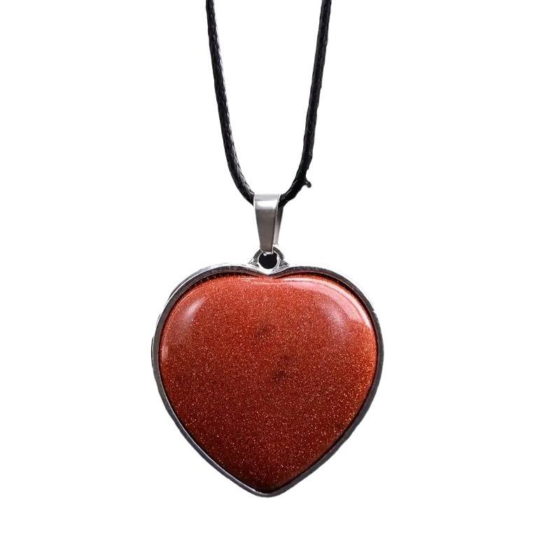 Love pendant, peach heart necklace, simple and fashionable, creative, versatile, accessory