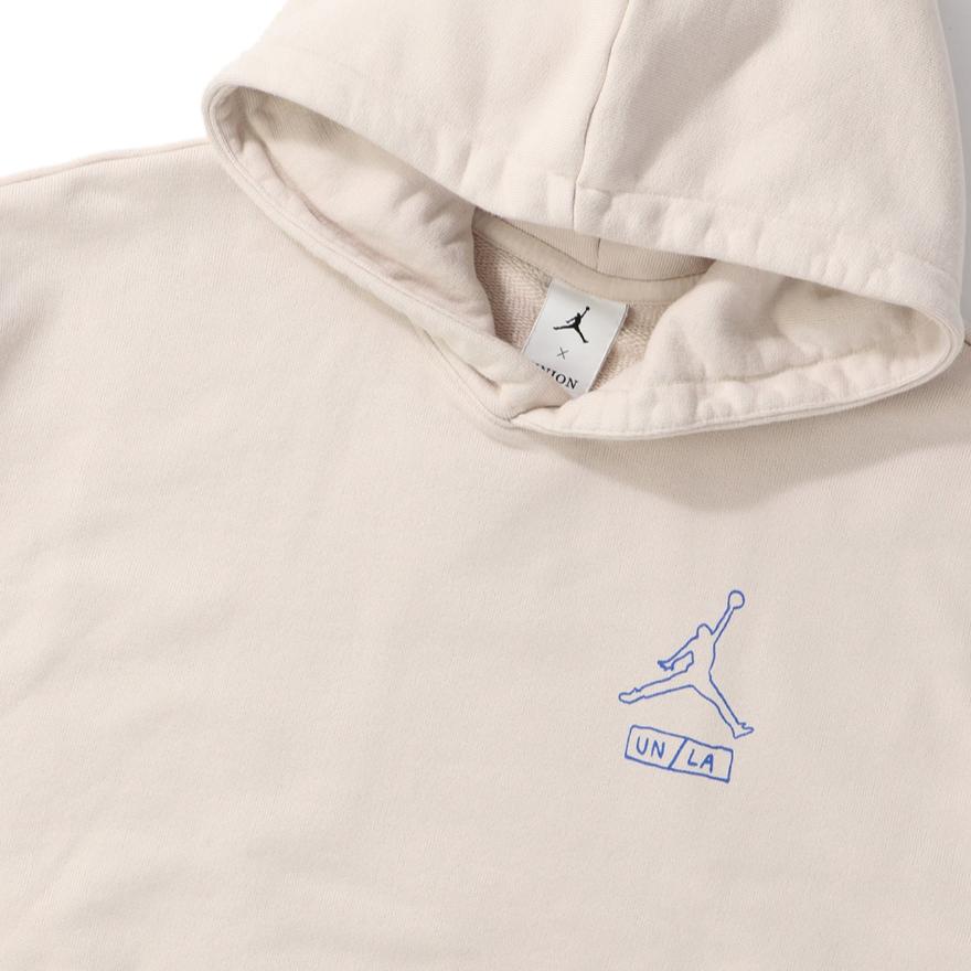 Jordan x Union LA Fleece Hoodie Light Orewood Brown/Hyper Cobalt Unisex Streetwear IB5116-104