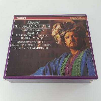 CD ROSSINI, ALAIMO, MARRINER; AMF - Rossini: Il Turco In Italia  4341282 Philips Digital 1992 Europe Classical Used