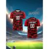 Customized Team Name Number Name Maillot Football T-shirt  Personalized DIY O Neck Mens Soccer Jerseys Team Uniform Sports Tee