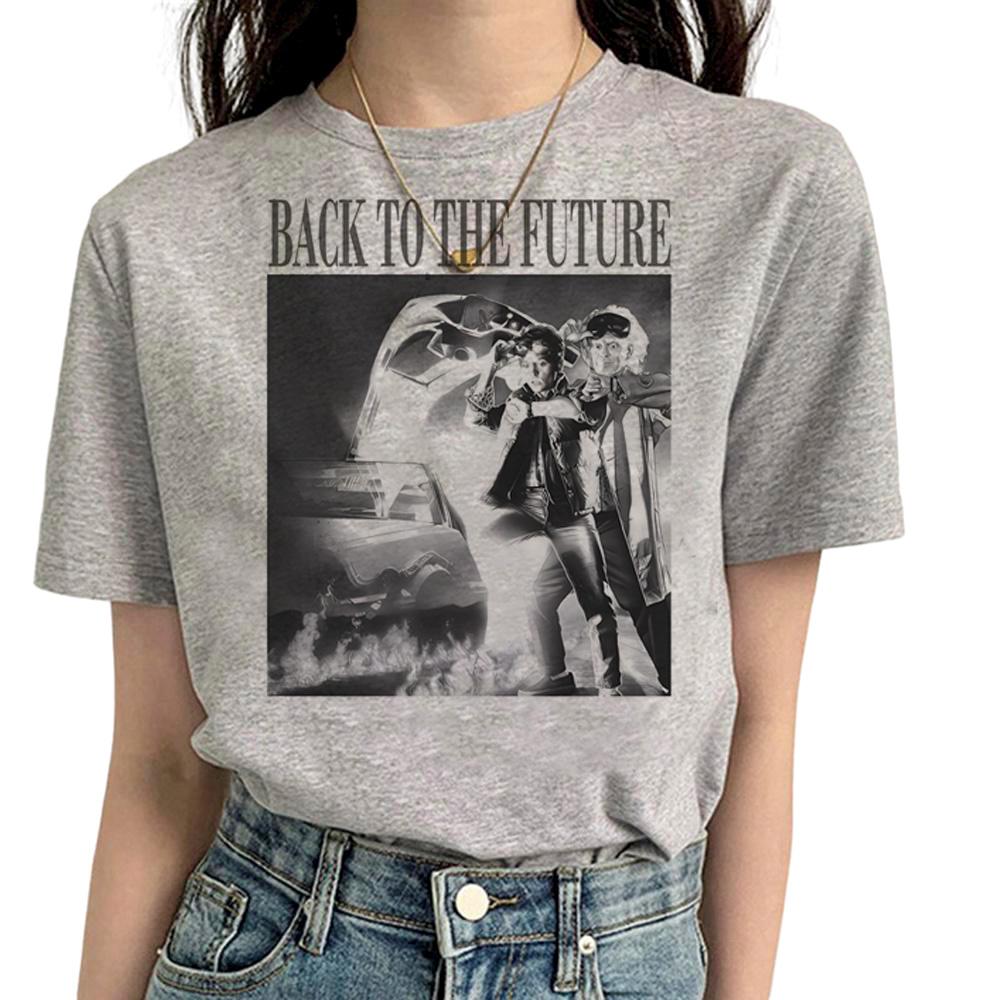 Back to the Future tshirts Women summer graphic Tee feUnisex graphic comic harajuku clothes