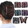 Magic Hair Claws Tuck Comb Updo Elastic Hair Clip Stretchy Knotted Double Comb Elastic Hair Combs Ponytail Holder Barrettes