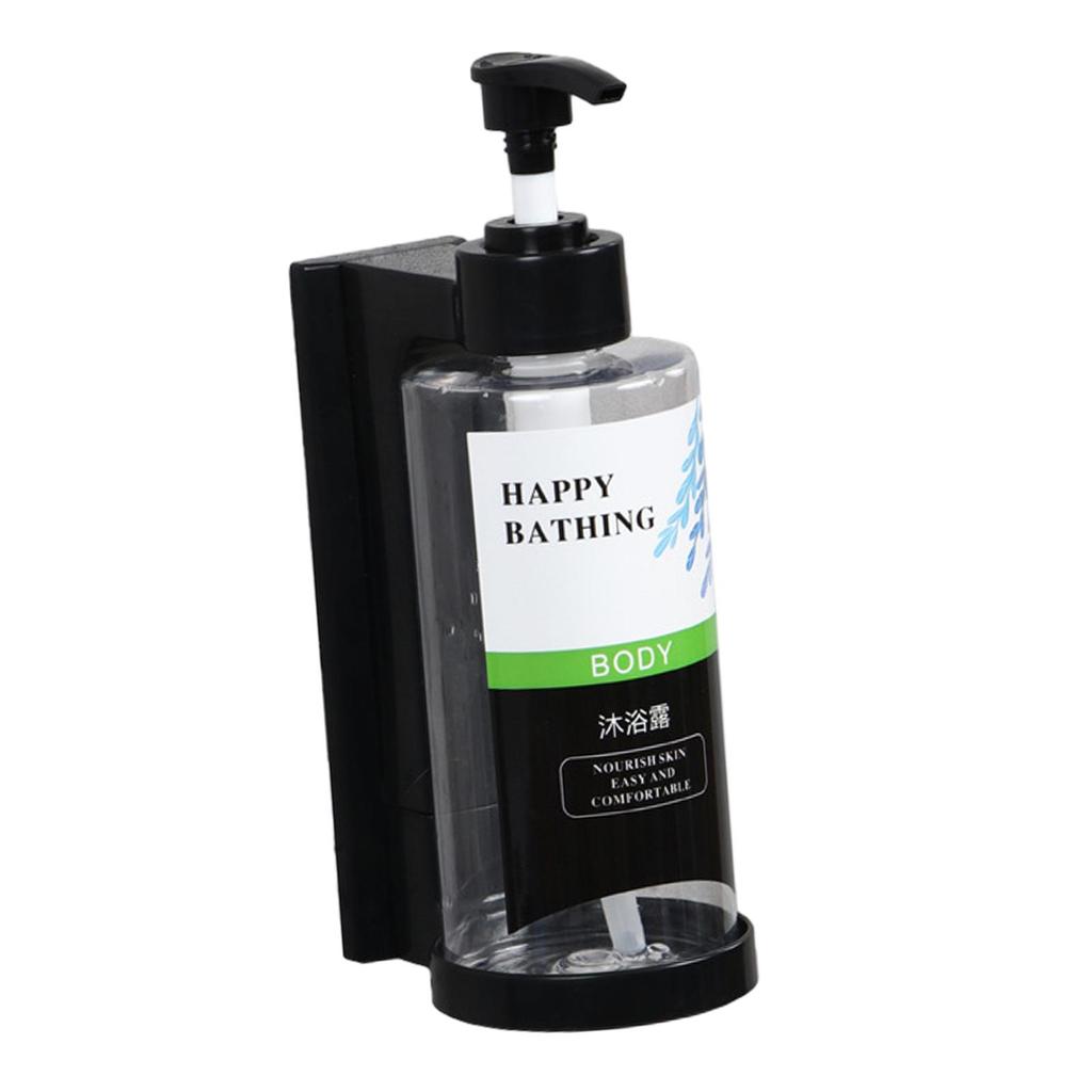 Refillable Pump Bottle Manual Multipurpose Portable Wall Mount Shower Dispenser for Toilet Farmhouse Restaurant Bathroom Hotel