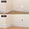 TV Wire Cable Concealer 10PCS Raceway Kit Wall Cord Cover Set for Home Office Safety Tidy Solution