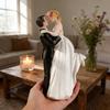 Western Style Cake Topper With Resin Bride And Groom Figures For Wedding Party Decor