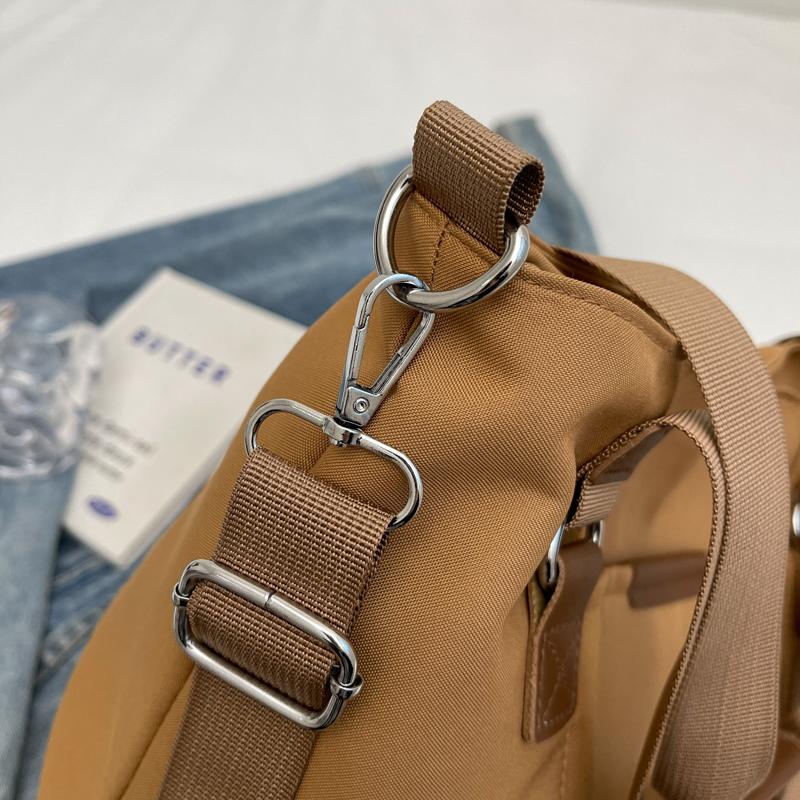 Sac à bandoulière grande capacité pour femme, fourre-tout en toile, sac de classe pour étudiante