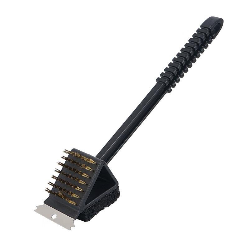 ZISIZ Long Handle 3-in-1 BBQ Cleaning Brush