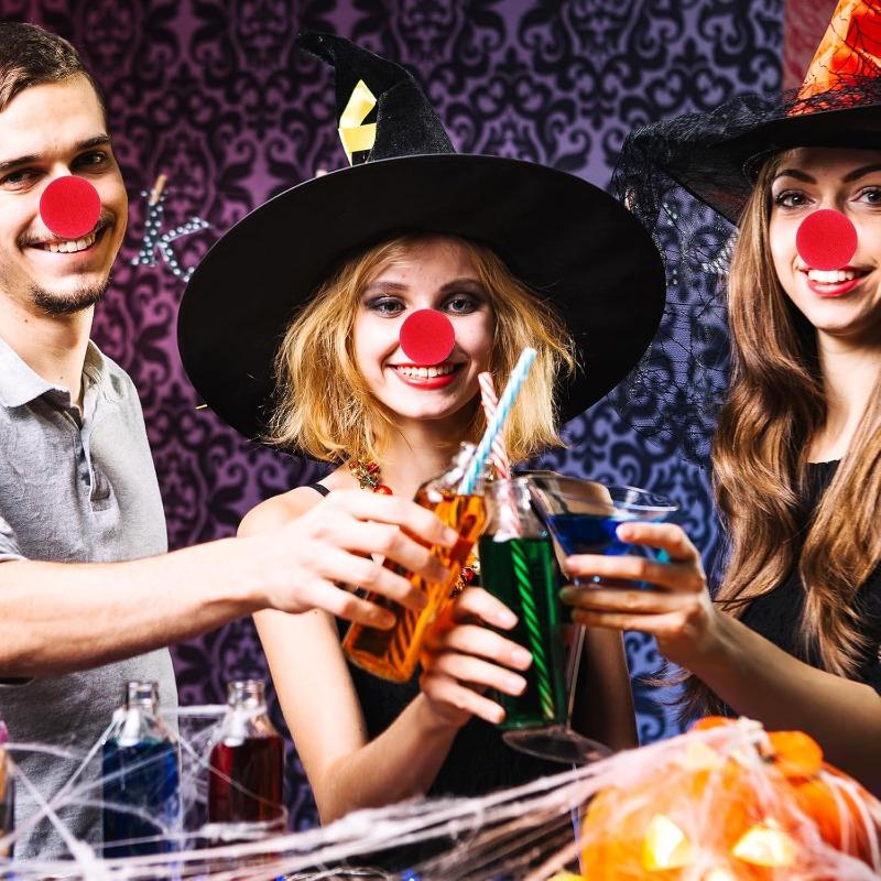 Wholesale Red Clown Nose Circus Foam Sponge Ball Cosplay Costume Props Funny Performance Party Halloween Decoration Supplies