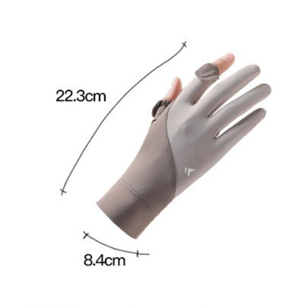 Highly Elastic Ice Silk Gloves Touch Screen Driving Mittens Riding Driving Gloves Outdoor Sports