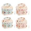 Piggy Bank with DIY Stickers House Money Box with Key Practical Gifts Exquisite House Piggy Bank for Party Favor Festival