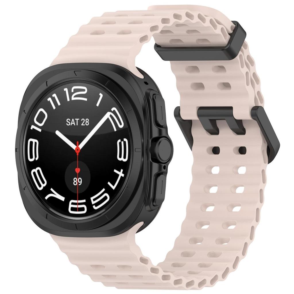 Ocean Band For Samsung Galaxy Watch Ultra Strap 47mm Accessories Sport Silicone Bracelet Correa Galaxy Watch 8/8 Classic Strap