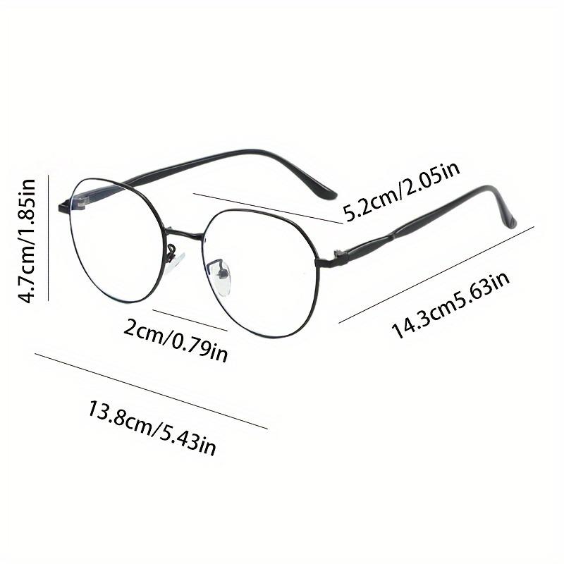 3 Sets of Retro Metal Circular Reading Glasses for Men and Women Lightweight Fashionable and Anti-aging Reading Glasses