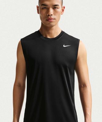 Dri-Fit Sleeveless Training Top M - Black: Matte Silver / Io1430-010