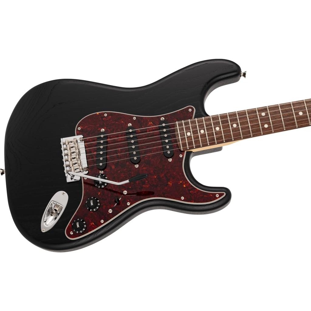 Fender /Made In Japan Limited Stratocaster Raw Ash Rosewood Fingerboard Black [Limited Edition]