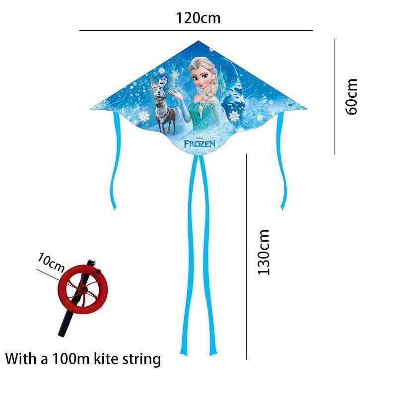 1,2 Meter langer Drachenschwanz für Kinder, Cartoon-Doppelschwanzdrachen