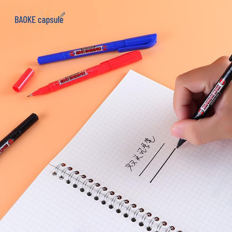 BAOKE MP2920 Refillable Dual-Tip Oil Marker Pen