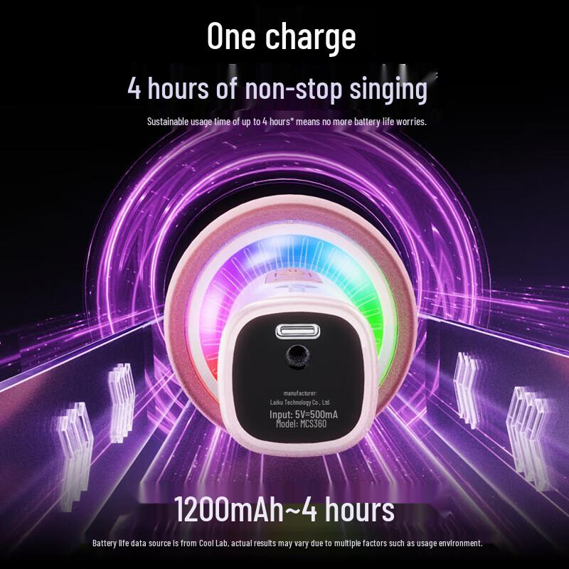 ThinkPlus Lenovo Laikoo MCS360 Wireless Karaoke Microphone & Bluetooth Speaker (CN Version)