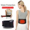 Self Heating Magnetic Tourmaline Belt 4 Plates Back Waist Support Brace Massager Pain Relief Therapy